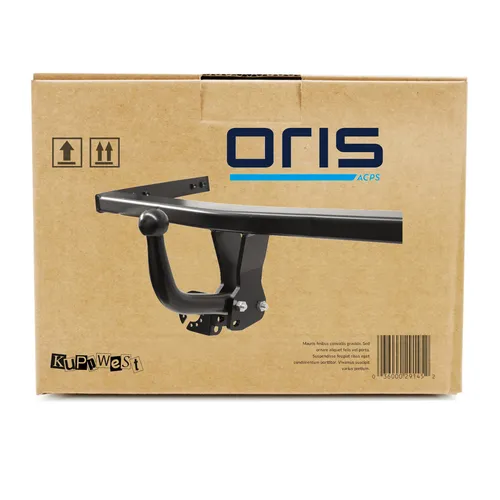 Oris Anhängerkupplung starr für Ford Fiesta Fliessheck VI (CB1/CCN) - Hochwertige starr AHK von Oris für Ford Fiesta (2013-2018), keine Eintragung in Fahrzeugpapiere nötig und eine Anhängelast von 1150 kg.