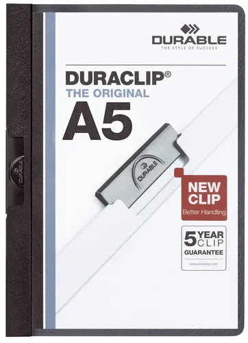DURABLE Klemmhefter DURACLIP DIN A5 schwarz