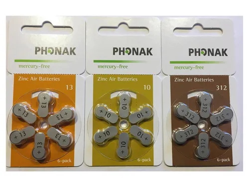 Phonak Hörgeräte Batterien