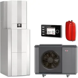 Wolf Wärmepumpen-Center CHC-Monoblock 07/300-50 - Modulares Wärmepumpen-Center für effiziente Heiz- und Kühlbetrieb, inklusive 280l Warmwasserspeicher und innovativer Regelungstechnik für hohen Komfort.