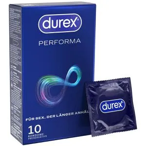 Durex Kondome Performa, 56 mm, 10 Stück