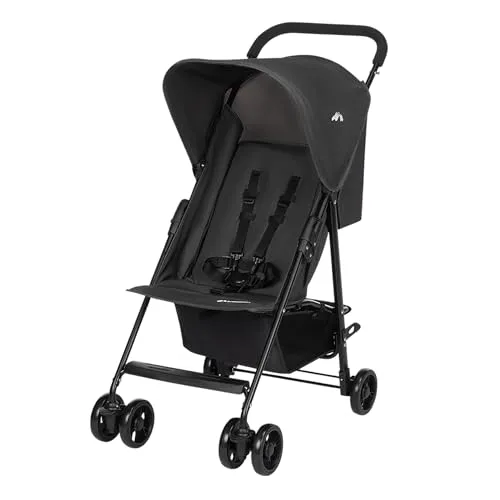 Bebeconfort Snow Buggy mit Liegefunktion, leicht & klappbar, Mineral Graphite - KINDERWAGEN: Der praktische Snow Buggy ist ideal für Kinder von 0 bis 3,5 Jahren (max. 15 kg). Mit nur 5 kg Gewicht und flacher Liegefunktion bietet er hohen Komfort und lässt sich mühelos verstauen.