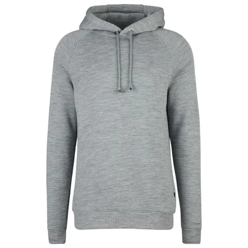 Stoic - MerinoFlatFleece240 SolbergSt. Hoody - Merinohoodie Gr XL grau