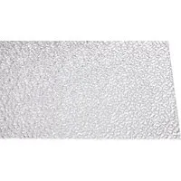 Acryl Platte Eben 6 mm Cristall Grob Transparent - Kunststoffbedachung, ideal für Balkonverkleidungen oder Sichtschutz; frost- und hitzebständig sowie UV-stabil für langlebige Anwendungen.