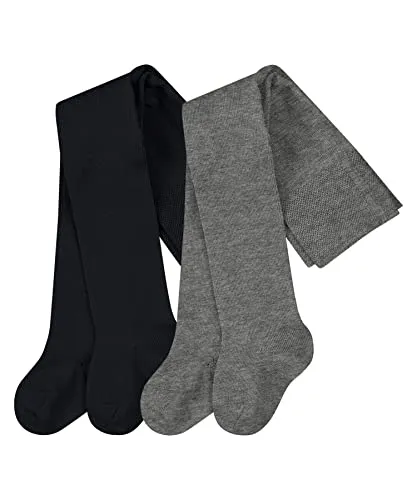 FALKE Unisex Baby Strumpfhose Family Multipack B Ti Baumwolle - Strumpfhosen für Baby-Mädchen im Doppelpack aus atmungsaktiver Baumwolle, ideal für Alltag und besondere Anlässe. Mit elastischem Bund für besten Sitz und hohen Tragekomfort.