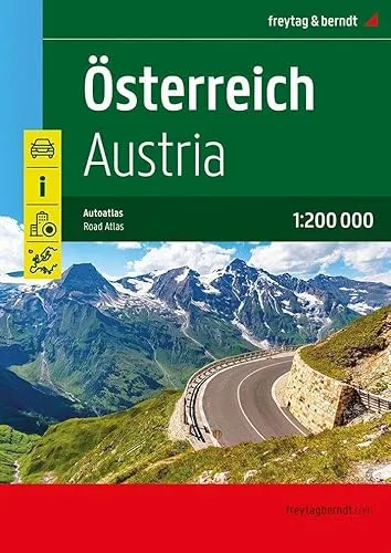 Österreich, Autoatlas 1:200.000, freytag & berndt (freytag & berndt Autoatlanten)