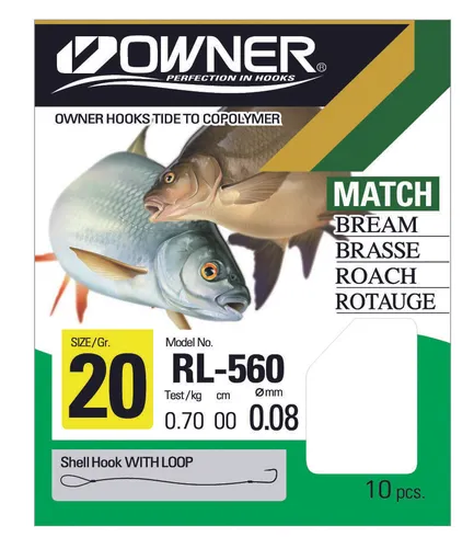 Owner Stipp / Match Rotauge Silber (RL-560) Gr. 18 - Stipphaken gebunden