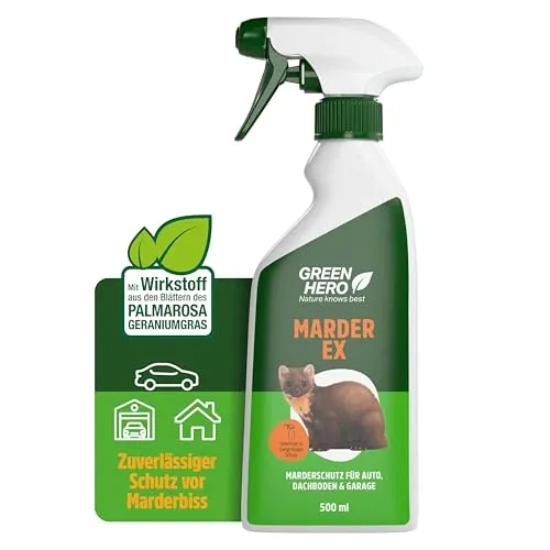Marder Spray Marderschutz 500ml – Effektive Marderabwehr - Sonstige, zuverlässiger Schutz vor Mardern mit intensivem Abwehrduft für ein mardersicheres Zuhause.