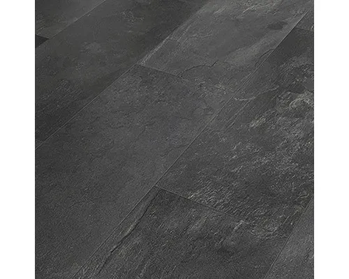 Classen Visiogrande Laminatfliese Megaloc Aquaprotect - Ölschiefer - Laminatfliese mit Aquaprotect-Technologie, wasserfest und ideal für Küchen und Bäder, Maße 60,4 x 28 cm