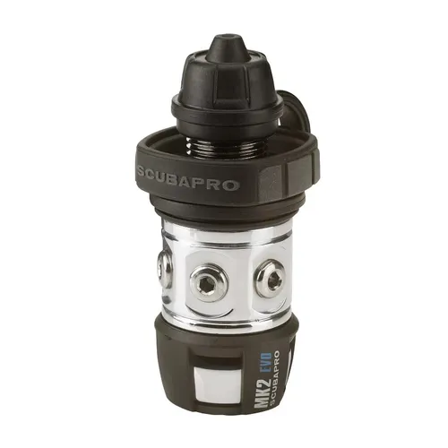 Scubapro 1.Stufe MK2 Evo - Din - Tauchen & Schnorcheln: Die MK2 EVO bietet höchste Kaltwassertauglichkeit und ist ideal für Tauchschulen dank austauschbarem Gehäuse-Ventilsitz.