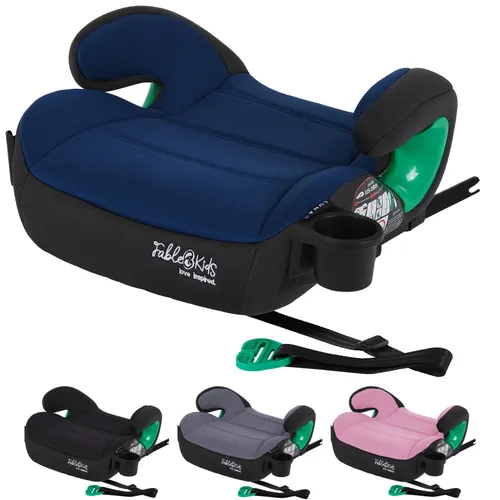 FableKids Autokindersitz - Sicherer Kindersitz mit Isofix, bis 5 Jahre - Kindersitz ECE R129/03, blau, mit Isofix-Befestigung für optimale Sicherheit und Stabilität im Auto. Ideal für Kinder von 125 bis 150 cm.