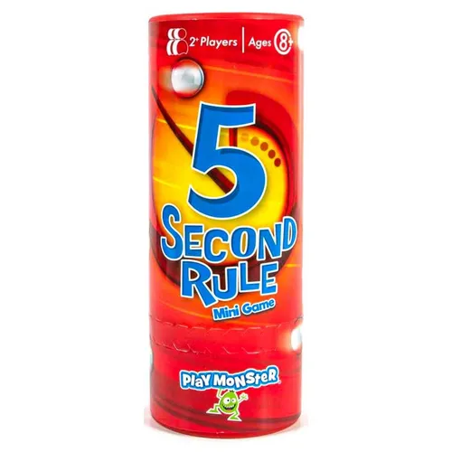 Playmonster 5 Zweiter Regel Mini Spiel 2+ Spieler Alter 8+ Neu