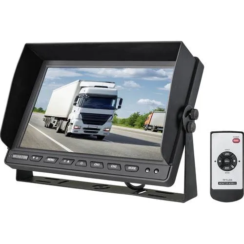 Renkforce TM1010 Auto LCD-Monitor 10.1 Zoll - Vielseitiger 10.1 Zoll Monitor für Kfz und Wohnmobile, ideal für Unterhaltung unterwegs und platzsparend.