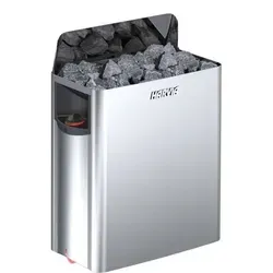 HARVIA Saunaofen The Wall SW90 9.0kW - Saunaofen mit integrierter Steuerung, kompakte Maße und ideal für kleine Saunen, benötigt nur 48x29cm Standfläche.