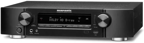 Marantz NR1403 5.1 AV-Receiver mit Audyssey MultEQ - Schwarz - Receiver mit fortschrittlicher Audyssey MultEQ-Technologie für optimalen Klang in jedem Raum, ideal für Heimkino-Enthusiasten.