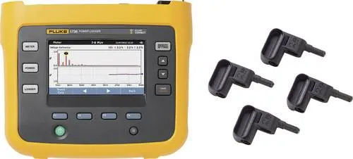 Fluke 1736/EUS-GOLD Netz-Analysegerät mit Loggerfunktion - Heckenscheren - Dreiphasiger Power Logger mit Fluke Connect Kompatibilität zur Optimierung von Stromqualität und Energieverbrauch.