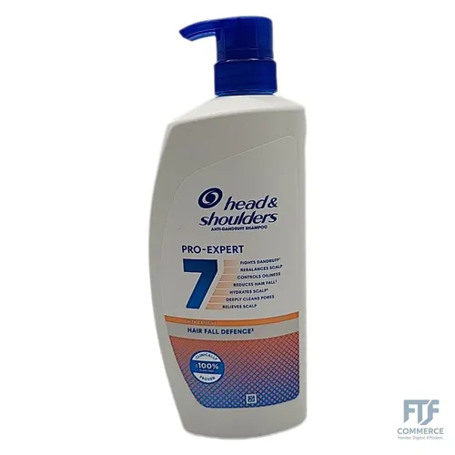 Head & Shoulders PRO-EXPERT 7 Anti-Haarverlust Shampoo 800ml Pumpe - Hochwirksames Shampoo für die tägliche Pflege, das 7 Kopfhautprobleme bekämpft und die Haarstärke verbessert. Angereichert mit Koffein für einen erfrischenden Effekt und zur Unterstützung der Kopfhautbalance.