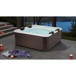 MSpa Whirlpool Outdoor Pool Frame Tribeca Swim Spa UVC OZON Winterfest 2025 - Außenwhirlpool mit UVC- und Ozon-Technologie für sauberes Wasser, winterfest und ideal für entspannende Stunden im Freien.