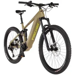 FISCHER E-Bike MTB MONTIS 10.0I Fully – 711 Wh Akku, Mittelmotor, 12-Gang Kettenschaltung - E-Bikes MTB mit kraftvollem BROSE Mittelmotor und bis zu 170 km Reichweite. Ideal für anspruchsvolle Touren, ausgestattet mit hydraulischen Scheibenbremsen und manuell absenkbarer Sattelstütze für optimale Kontrolle.