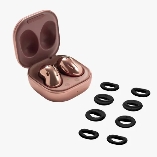 kwmobile 8x Ear Buds kompatibel mit Samsung Galaxy Buds Live - Size S und L - Silikon Ohrbügel Ohrstöpsel Zubehör - Bügel für In-Ear Kopfhörer -