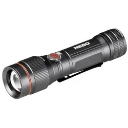 NEB 6700-G LED-Taschenlampe mit Flex-Power-Technologie - Wiederaufladbare LED-Taschenlampe mit 450 Lumen, 6-fach Zoom und starkem Magnetfuß. Ideal für vielseitige Anwendungen und praktische Freihandbeleuchtung.