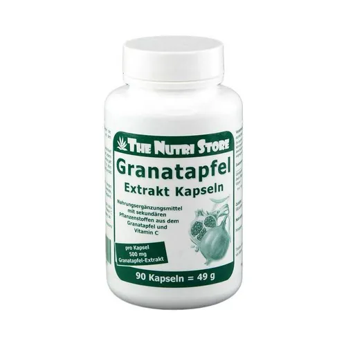 Granatapfel Extrakt 500 mg Kapseln - 90 Stück - Hochwertige Granatapfel Extrakt Kapseln mit 500 mg pro Portion. Ideal zur Unterstützung der täglichen Ernährung. Praktische 90 Stück Packung für eine langanhaltende Versorgung.