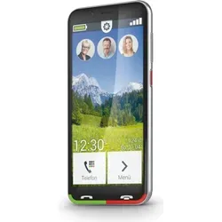 emporiaSUPEREASY | Senioren Smartphone 4G mit Notruftaste - Handy ohne Vertrag für Senioren mit 5 Zoll Display, Notruftaste und einfacher Bedienung. Ideal für Sicherheit und Kommunikation im Alltag.