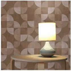 Tadessi Vliestapete Tapete Vintage M1-No.1572, Vliestapete, Braun, Beige, Struktur beige|braun