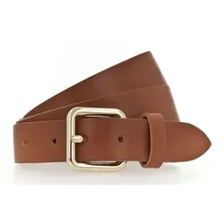 Vanzetti Gürtel aus Leder Damen braun, 90 747064-0003-00900 - Gürtel aus echtem Leder, zeitloser Klassiker mit exzellenter Verarbeitung, ideal für formelle und lässige Outfits.