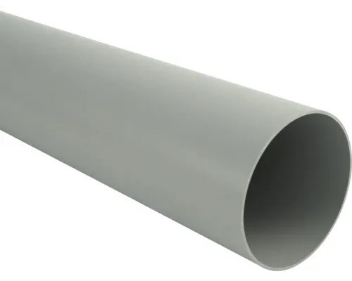 Marley Fallrohr Kunststoff rund Fenstergrau RAL 7040 Ø 75 mm L = 2000 mm