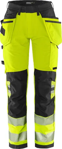 Fristads Kansas 134239-196 High Vis Green Handwerker Stretchhose Damen Kl. 2 266