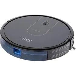 eufy RoboVac 15C Saugroboter - WiFi, 1300Pa Saugkraft, Schwarz - Saugroboter mit WLAN-Funktion, extrem flachem Design und 1300Pa Saugkraft für gründliche Reinigung auf Hartböden und Teppichen – selbstaufladend und geräuscharm.