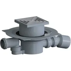 Dallmer Bodenablauf 55 KE 150x150mm DN 50/70 - Sanitärinstallation, hochwertige Qualität für zuverlässige Entwässerung in Bädern und Duschen