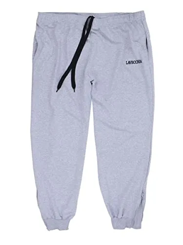 Lavecchia Übergrößen Jogginghose Herren Hose Jogging Freizeit Trainingshose LV-2018 (Grau, 7XL)
