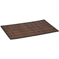 Relaxdays Tischset 6er Set Bambus Braun Rutschhemmend 45 cm x 30 cm