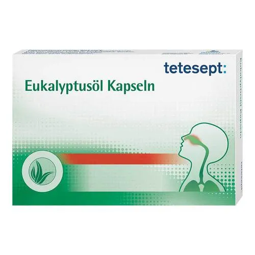 Tetesept Eukalyptusöl Kapseln Akut - Praktische Kapseln für die Unterstützung der Atemwege bei Erkältungen. Mit natürlichem Eukalyptusöl zur Linderung von Husten und zur Befreiung der Atemwege. Ideal für den täglichen Einsatz.