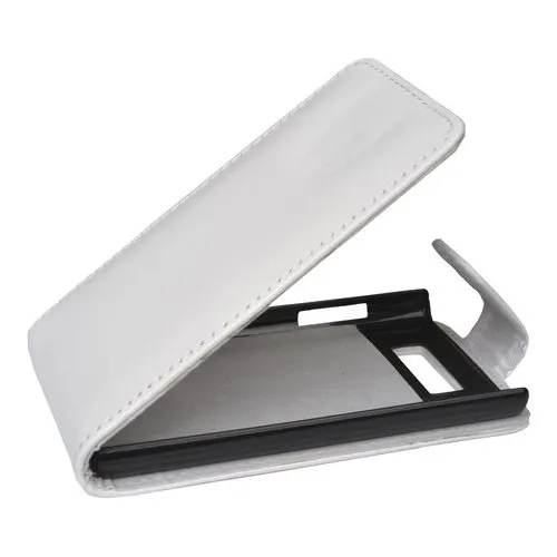 Mobilfunk Krause - Flip Case Etui Handytasche Tasche Hülle für LG P700 Optimus L7 (Weiß)
