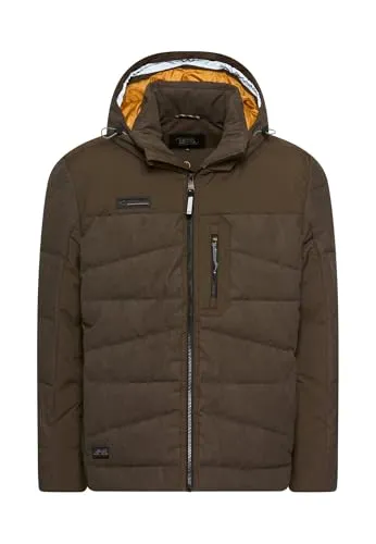 camel active Winterjacke Quilted Blouson - Stylische Jacke aus 100% Polyester, ideal für kalte Tage. Bequem und warm, perfekt für Outdoor-Aktivitäten.