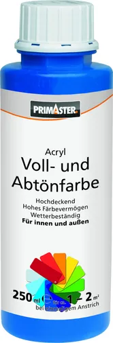 Primaster Voll- und Abtönfarbe 250 ml blau matt