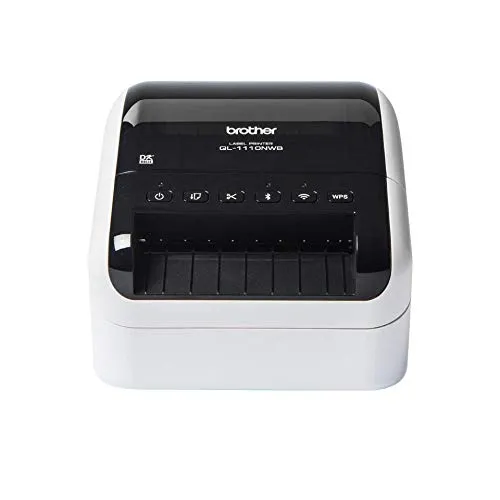 Brother QL-1110NWBC stampante per etichette [CD] Termica diretta 300 x 300 DPI 110 mm/s Con cavo e senza cavo DK Wi-Fi Bluetooth (Brother QL1110NWBC Label Printer)