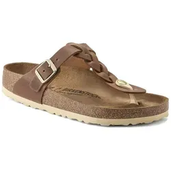 Birkenstock Damen Sandalen GIZEH BRAIDED 38EU - Sandalen mit geflochtenem Zehenriemen und Dornschnalle, bieten perfekten Komfort und zeitloses Design für warme Tage.
