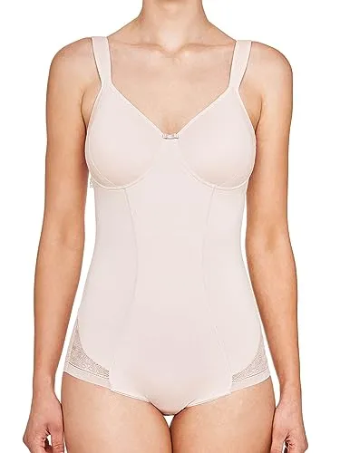 Susa Body ohne Bügel Milano I Body Shapewear Damen stark formend I Frauen Mieder I Softer Bodysuit mit Shaping Effekt I Formt Taille, Bauch und Po