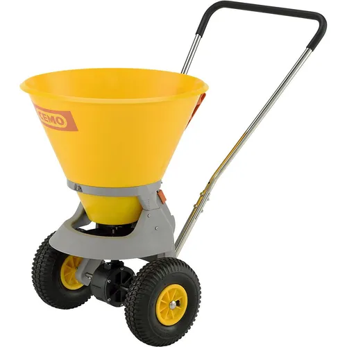 CEMO Streuwagen SW 20-C - Streumaschine für präzises Streuen von Salz, Sand und Dünger mit einer einstellbaren Streubreite von 100-400 cm. Ideal für private und gewerbliche Flächen.