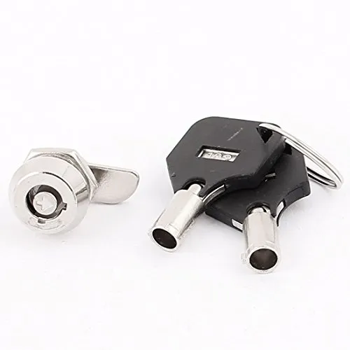 sourcing map 11mm Renkverschluss Cam Lock mit 2 Schlüssel für Mailbox Schrank Schublade de