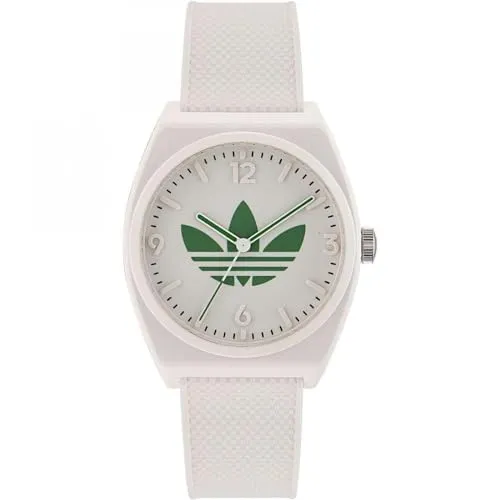 Adidas Originals Project Two Weiß Unisex Armbanduhr AOST23047 - Stilvolle Armbanduhr für Unisex mit analoger Anzeige, wasserdicht bis 5 ATM und modernem Design – ideal für jeden Anlass.