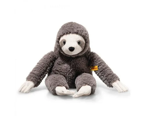 Sanny Faultier 35 cm dunkelgrau - Kuscheltier aus weichem Plüsch, ideal zum Entspannen und Träumen. Mit Granulatgewicht für extra Gemütlichkeit im Kinderzimmer.