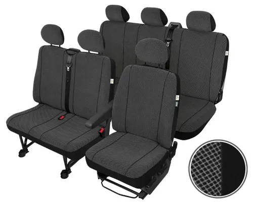 Ford Transit 6 Sitzer Sitzbezüge Sitzschoner Set robuste Stoff