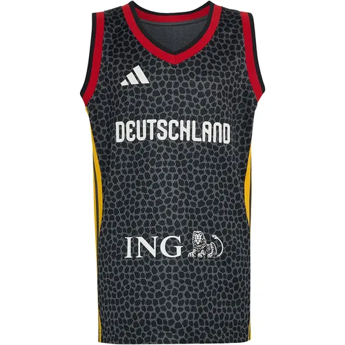 Adidas DBB Basketball Auswärtstrikot Kinder - schwarz