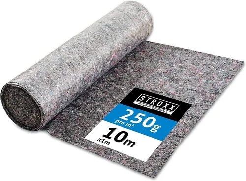 STROXX Malervlies 250 g/m² – Abdeckvlies mit Anti-Rutsch PE-Film für Malerarbeiten 10 m - Das STROXX Malervlies schützt zuverlässig Böden und Möbel bei Renovierungen. Mit 250 g/m² und einer Anti-Rutsch-Beschichtung garantiert es sicheren Halt und einfache Handhabung – ideal für Malerarbeiten und Umzüge.
