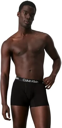 Calvin Klein Herren 3Pk 000NB2971A Boxer Briefs, blickdicht, Schwarz (Black), M